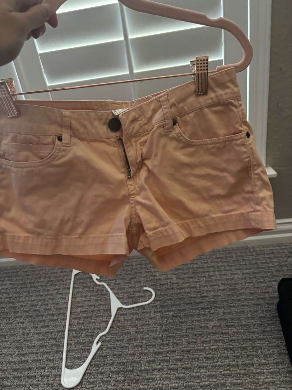 Women’s Peach Casual Cotton Shorts